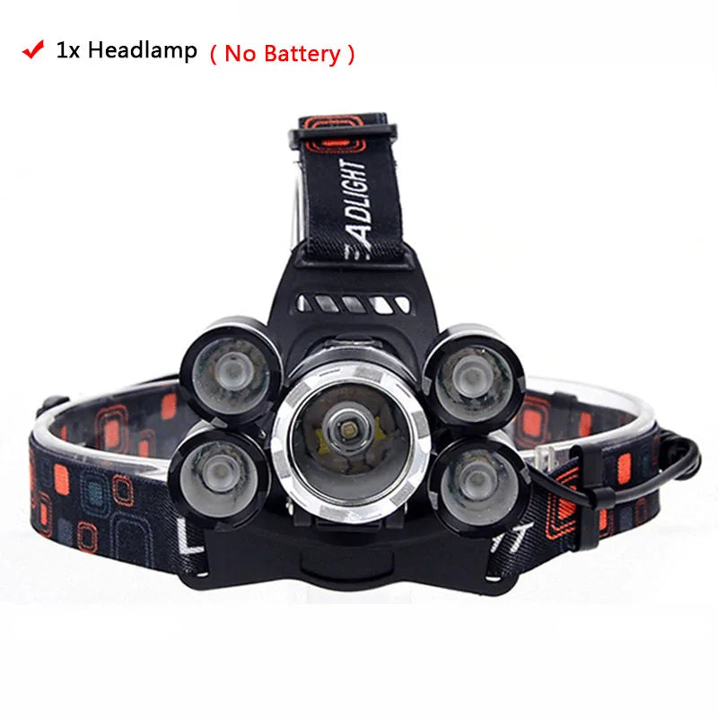 Torch Head Light 18650 Battery