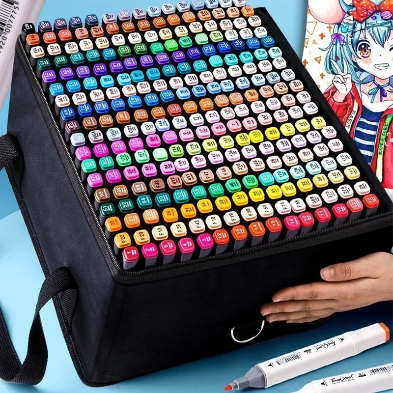 Juego de rotuladores de 168 colores