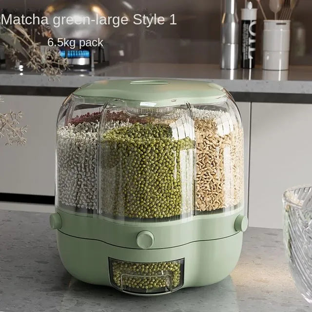 Contenedor de almacenamiento de cocina de gran tamaño para almacenar alimentos