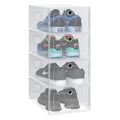 Juego de 6 cajas de plástico para zapatos, transparentes y gruesas, con cajón