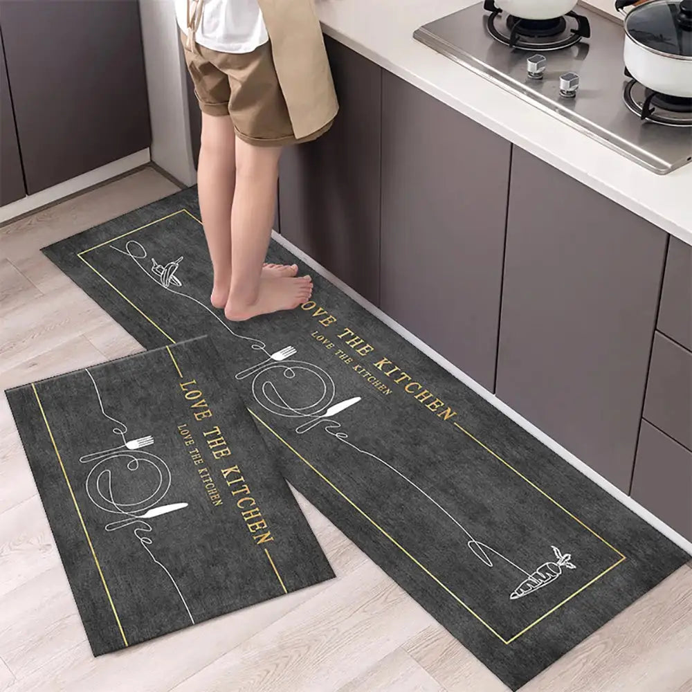 Alfombrilla de cocina moderna antideslizante