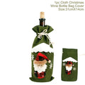 Festive Christmas Wine Bottle Covers Set