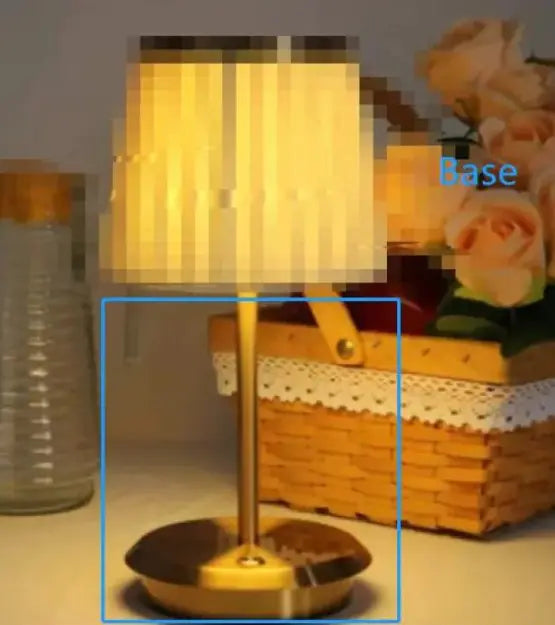 Lámpara de mesa antigua