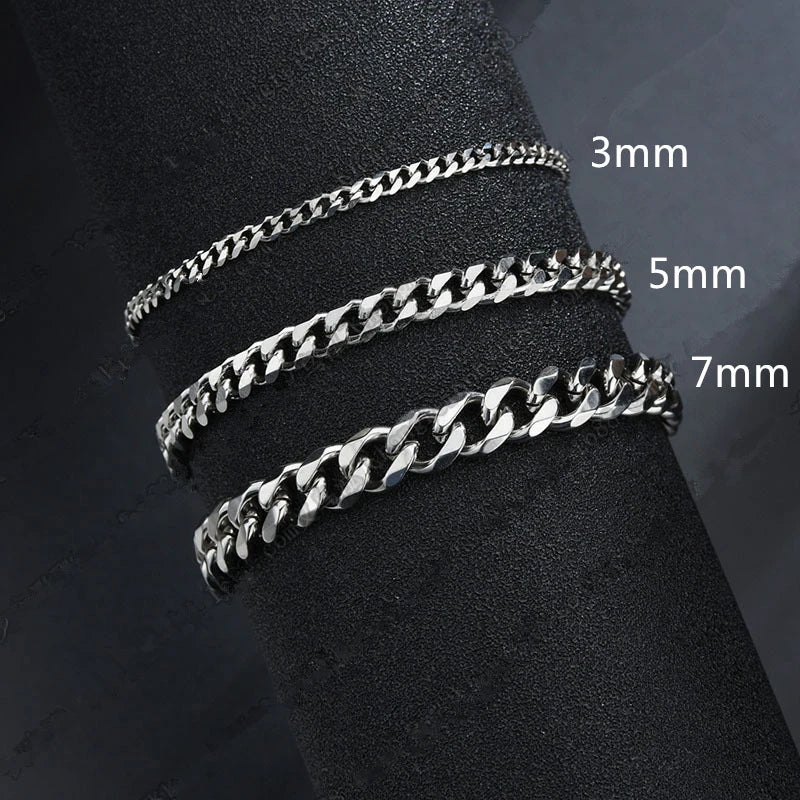 Pulsera de cadena cubana de moda para hombre 2022