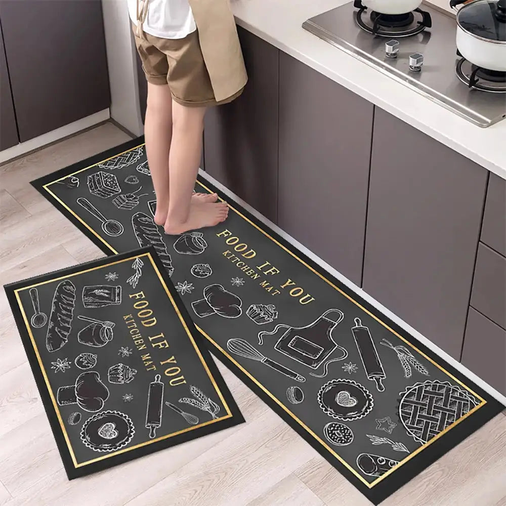 Alfombrilla de cocina moderna antideslizante