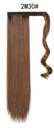 Clip-In Long Straight Ponytail Extension for Women