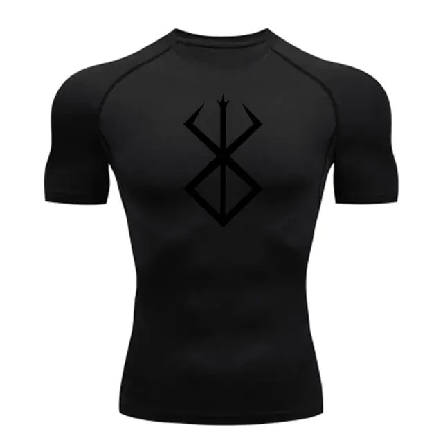 Camiseta de compresión para correr en verano