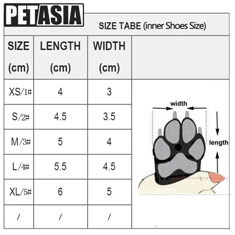 Zapatos para perros PETASIA