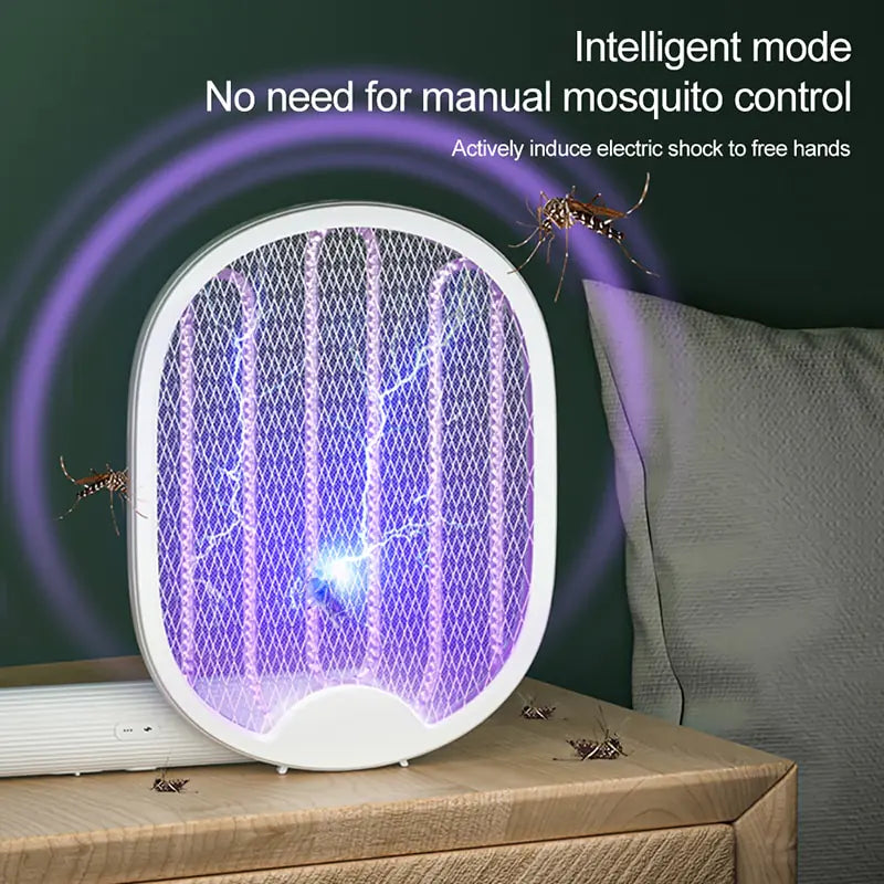Matamoscas eléctrico 4 en 1 para matar mosquitos