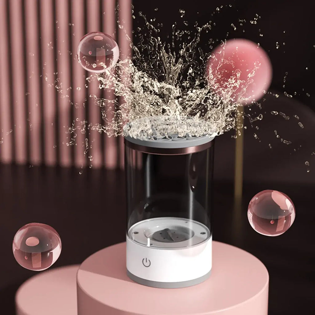 Limpiador automático de brochas de maquillaje eléctrico