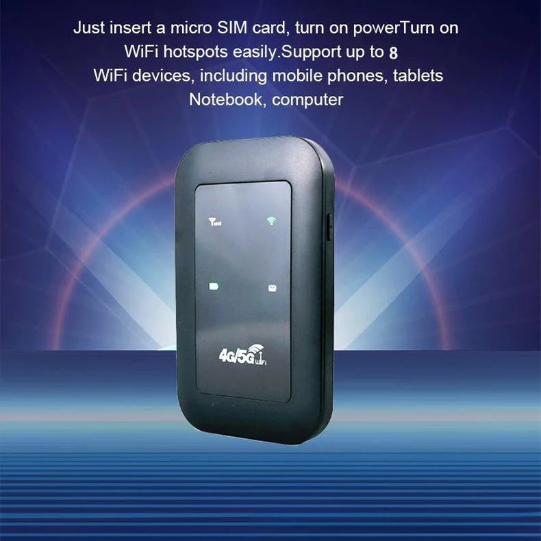 Tarjeta inalámbrica portátil 4G/5G Tarjeta de red móvil Wifi150M portátil Router All-Netcom