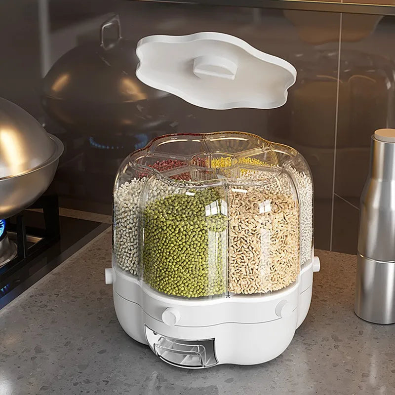 Contenedor de almacenamiento de cocina de gran tamaño para almacenar alimentos