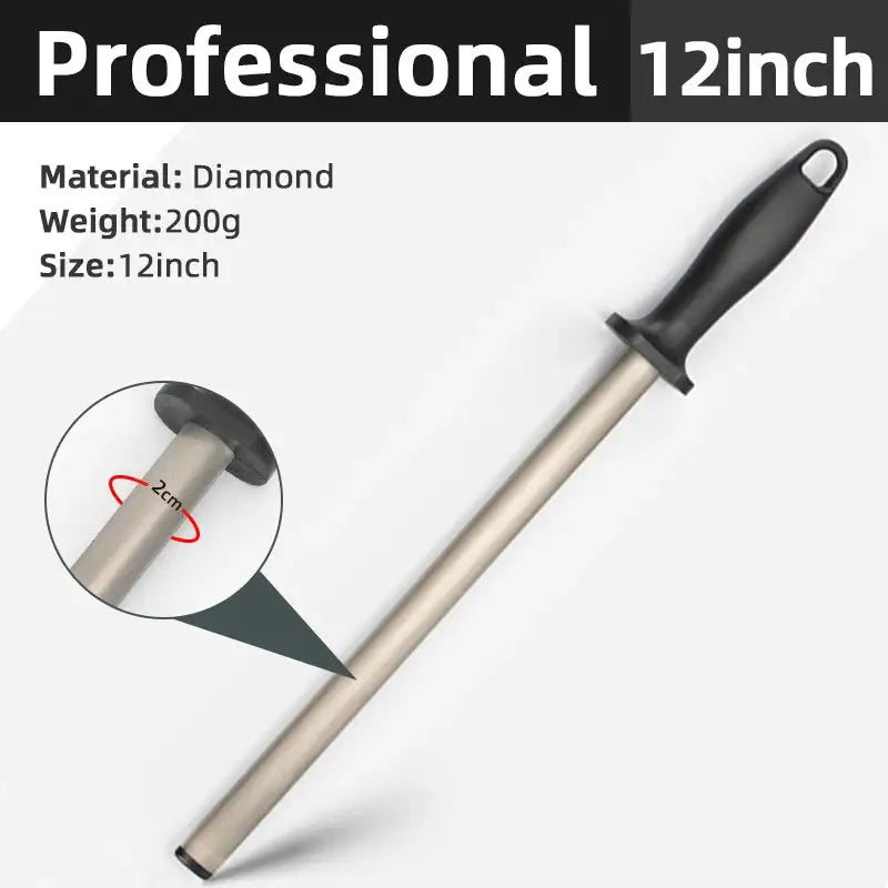 Afilador de cuchillos de acero para afilar superficies curvas