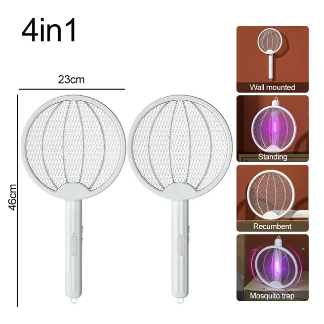 Matamoscas eléctrico 4 en 1 para matar mosquitos