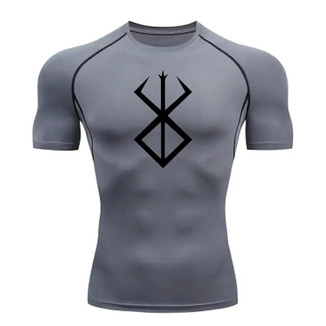 Camiseta de compresión para correr en verano